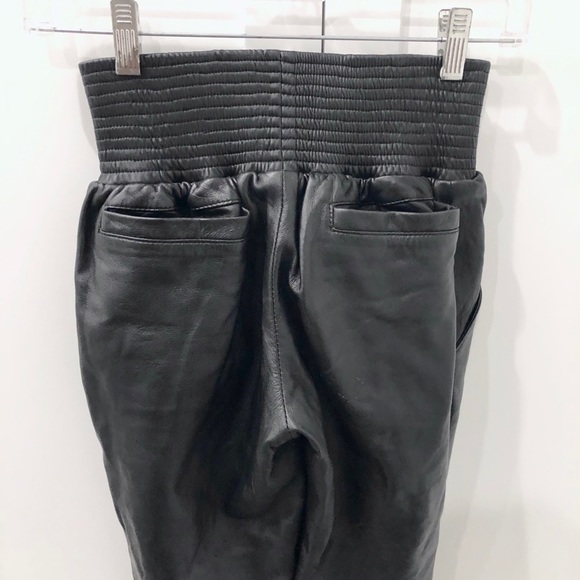 Real leather joggers style pants butter soft XXS - Picture 4 of 7